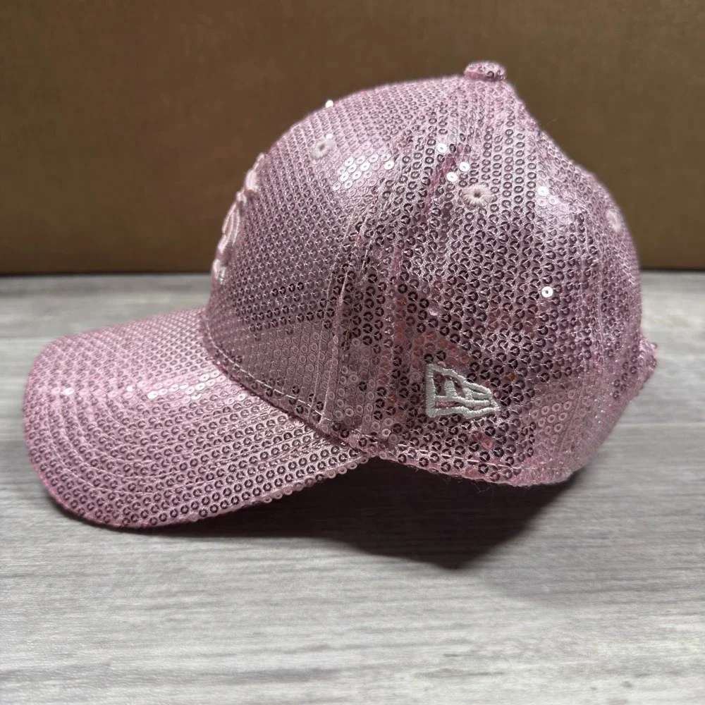 New Era St‎ Louis Cardinals MLB Pink 9Forty Sequin Adjustable Cap Hat OSFM New